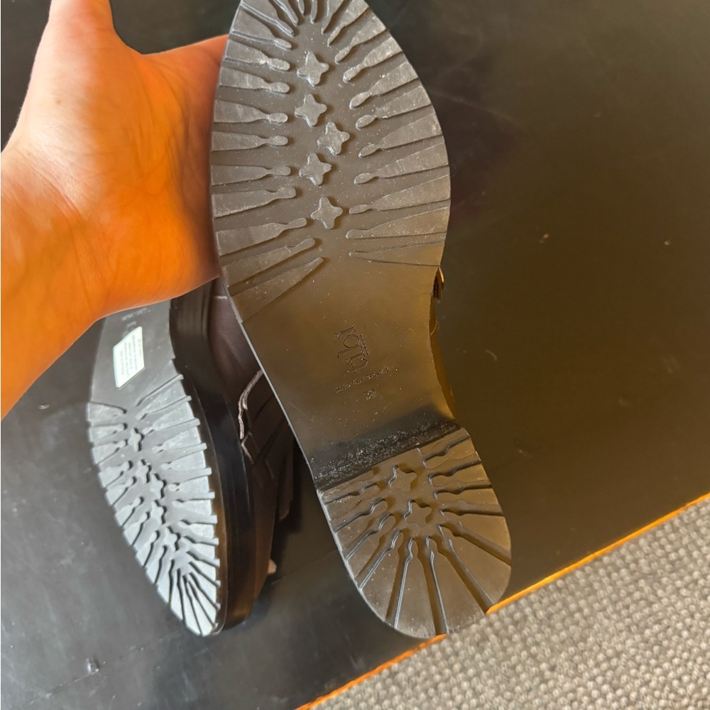 Tibi Women’s Brown Fringe Loafers - Picture 4 of 5